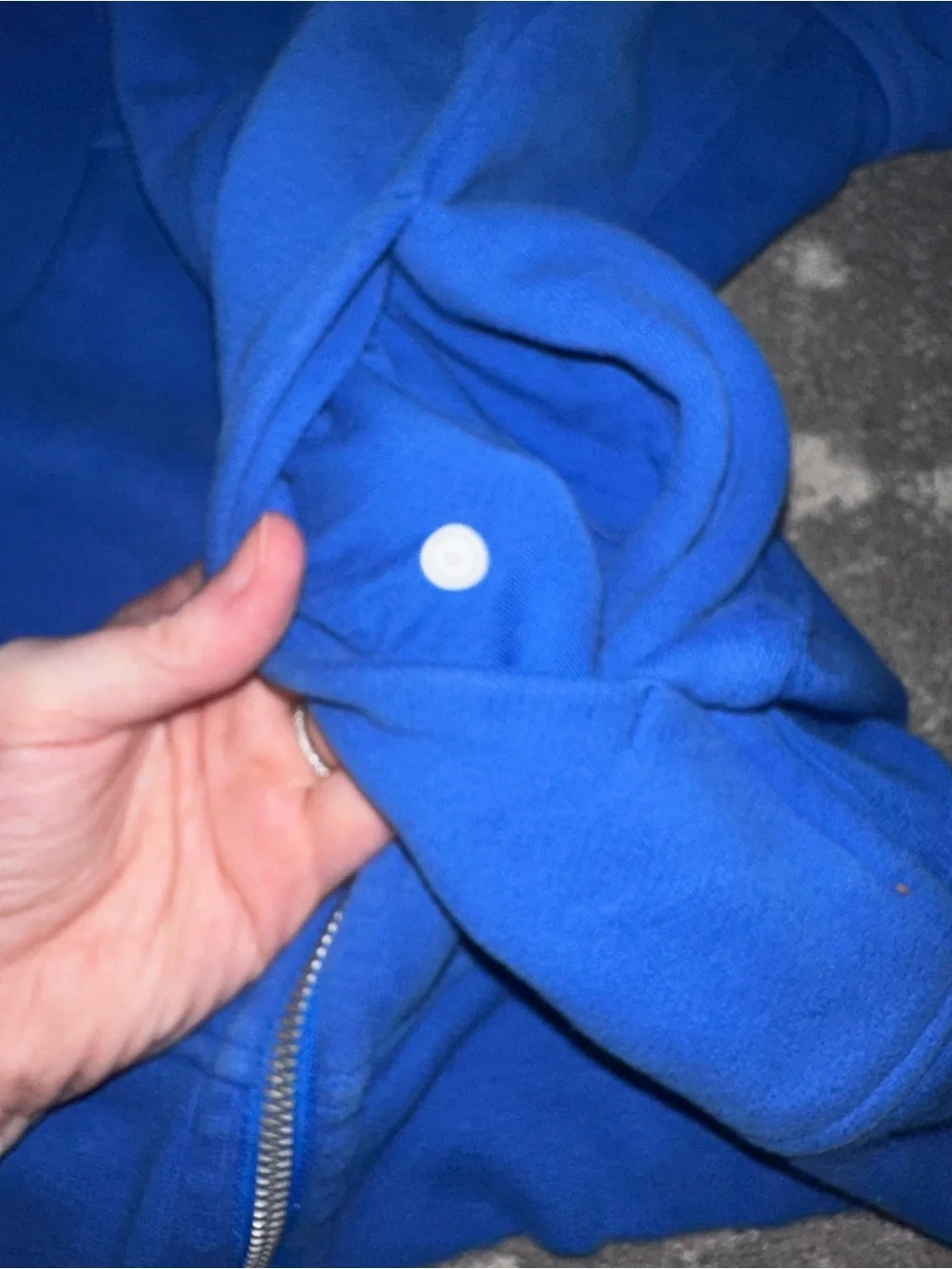 Lululemon scuba full zip hoodie - size 6 Royal Blue